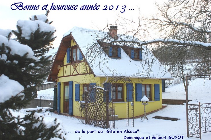 Gite en alsace entre Strasbourg et Colmar l'hiver